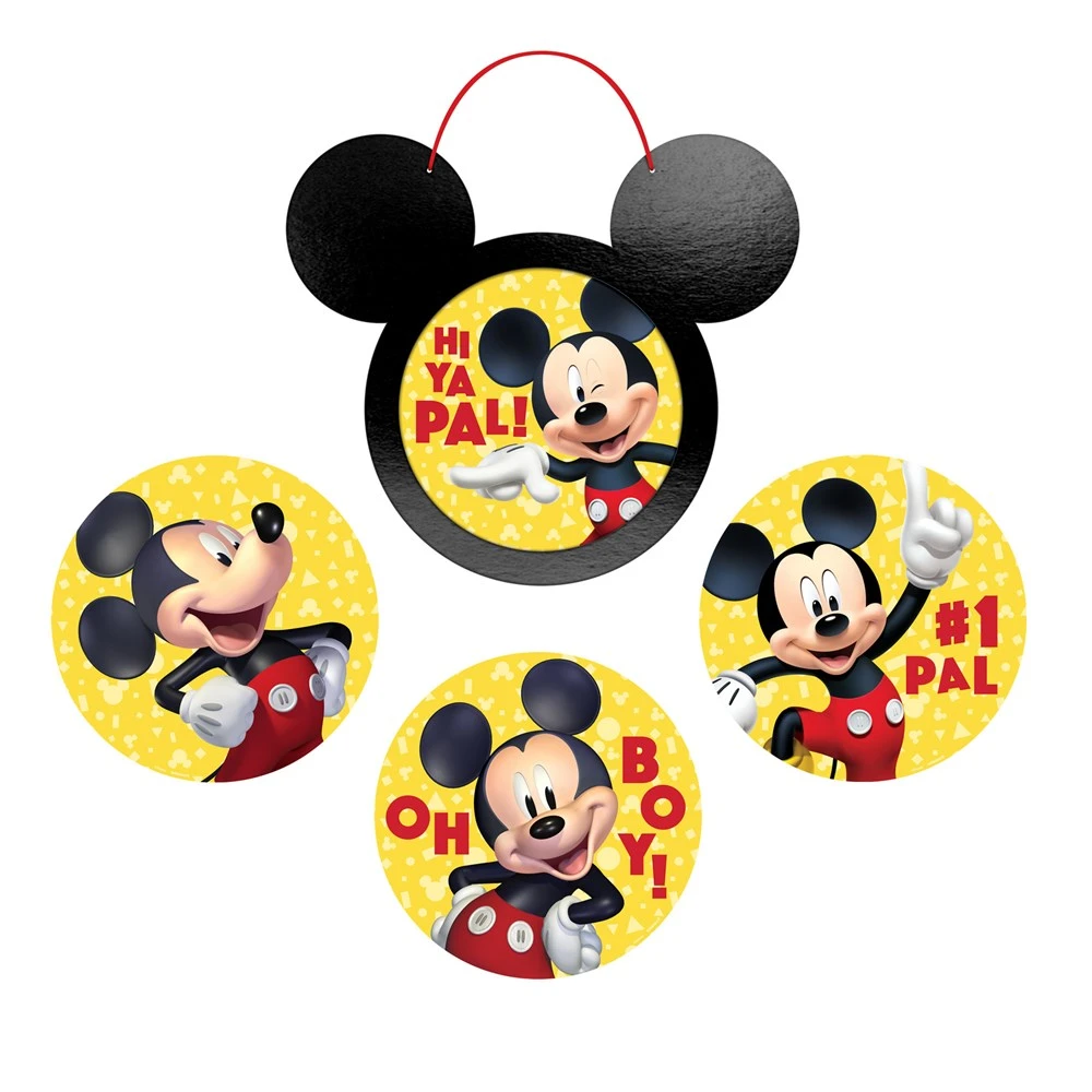 AMS Disney Mickey Mouse Forever Wall Frame And Cutout Decorating Kit 6pc 1 AMS Disney Mickey Mouse Forever Wall Frame And Cutout Decorating Kit 6pc
