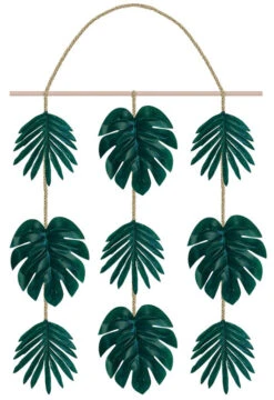 AMS Faux Palm Leaf Hanging Decor 1ct