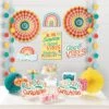 AMS Retro Rainbow Room Decorating Kit 12ct 3 AMS Retro Rainbow Room Decorating Kit 12ct -Toy World 244067