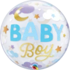 Qualatex 22 Inch Baby Boy Sweet Bubble Balloon 1ct