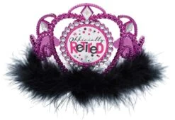 AMS Offically Retired Tiara With Marabou 1ct