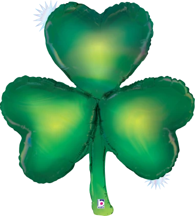 Betallic 32 Inch Opal Shamrock Holographic Foil Balloon 1ct 1 Betallic 32 Inch Opal Shamrock Holographic Foil Balloon 1ct