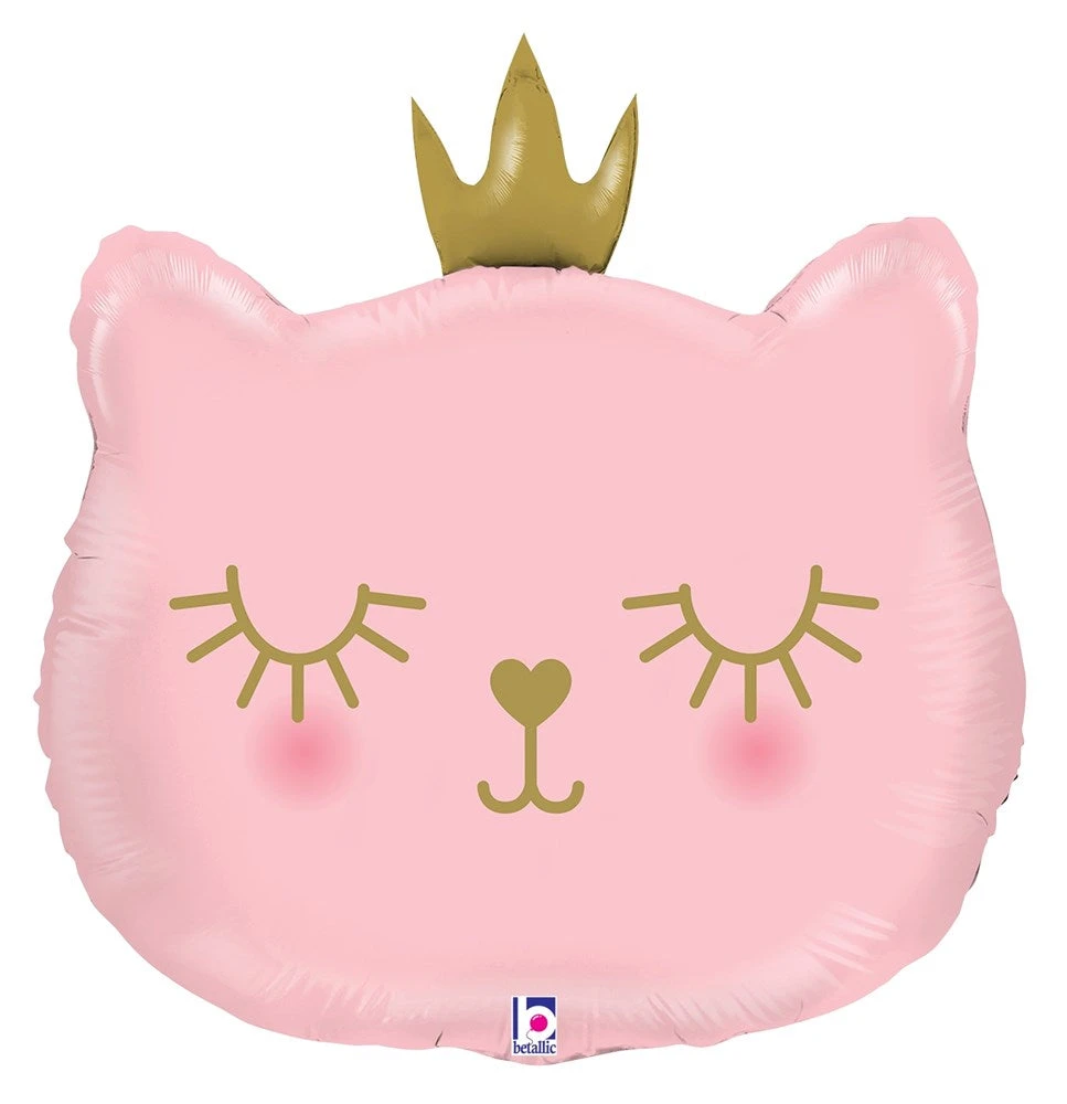 Betallic Cat Princess 21 Inch Shaped Foil Balloon 1ct 1 Betallic Cat Princess 21 Inch Shaped Foil Balloon 1ct