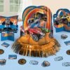 AMS Hot Wheel Wild Racer Table Decoration Kit 1ct 3 AMS Hot Wheel Wild Racer Table Decoration Kit 1ct -Toy World 281551