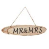 Wooden MR And MRS Sign 2 Wooden MR And MRS Sign -Toy World 29 0195