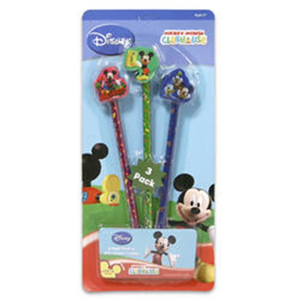 Mickey Pencil W-Topper 3ct 1 Mickey Pencil W-Topper 3ct
