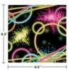 Glow Party Napkin (L) 16ct -Toy World 318129 1