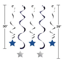 One Little Star Boy Dizzy Dangler 5ct