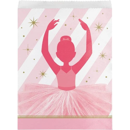 Twinkle Toes Paper Treat Bag (L) 10ct 1 Twinkle Toes Paper Treat Bag (L) 10ct