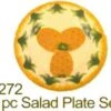 Pineapple Plate Set 4pc 2 Pineapple Plate Set 4pc -Toy World 3272