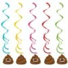 Poop Emojions Dizzy Dangler Pl 5ct 3 Poop Emojions Dizzy Dangler Pl 5ct -Toy World 329371