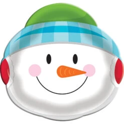 Snowman Shaped 14in Tray