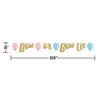 Gender Reveal Balloon Banner Glitter -Toy World 336682 1