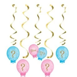 Gender Reveal Balloon Dangler 5ct