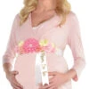 AMS Floral Baby Mom To Be Bump Sash 1ct -Toy World 340195