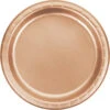 9in Plate Foil 8ct Rose Gold -Toy World 343839