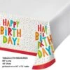 Birthday Fun Plastic Table Cover 44inx88in