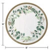 Eucalyptus Greens 9in Plate 8ct 2 Eucalyptus Greens 9in Plate 8ct -Toy World 346143 1