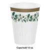 Eucalyptus Greens Paper Cup 8ct 3 Eucalyptus Greens Paper Cup 8ct -Toy World 346149 1