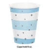 Blue Silver Celebration Paper Cup 8ct -Toy World 346295 1
