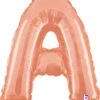 Betallic A Rose Gold 14 Inch Valved Air-Filled Shape Packaged 1ct 3 Betallic A Rose Gold 14 Inch Valved Air-Filled Shape Packaged 1ct -Toy World 34901RGPBET