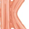 Betallic K Rose Gold 14 Inch Valved Air-Filled Shape Packaged 1ct -Toy World 34911RGPBET