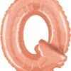 Betallic Q Rose Gold 14 Inch Valved Air-Filled Shape 1ct