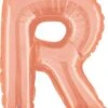 Betallic R Rose Gold 14 Inch Valved Air-Filled Shape Packaged 1ct -Toy World 34918RGPBET