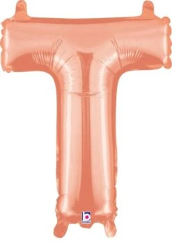 Betallic T Rose Gold 14 Inch Valved Air-Filled Shape 1ct