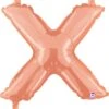 Betallic X Rose Gold 14 Inch Valved Air-Filled Shape Packaged 1ct 2 Betallic X Rose Gold 14 Inch Valved Air-Filled Shape Packaged 1ct -Toy World 34924RGPBET