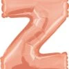 Betallic Z Rose Gold 14 Inch Valved Air-Filled Shape Packaged 1ct -Toy World 34926RGPBET