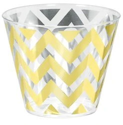 AMS Tumbler Chevron 9oz Gold