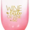 AMS Ombre Stemless Wine Glass 15 Oz -Toy World 350510