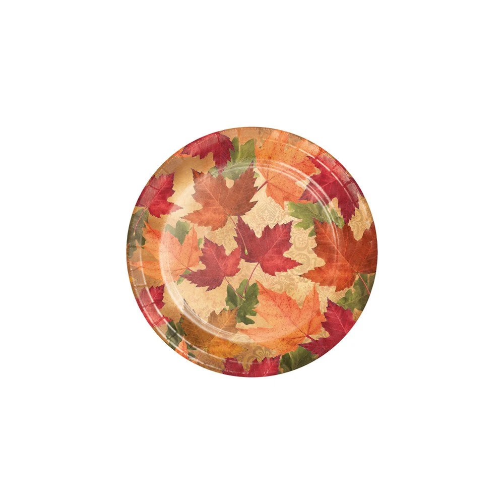 Autumns Elegance 7in Paper Plate 45ct 1 Autumns Elegance 7in Paper Plate 45ct