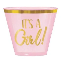 AMS Oh Baby Girl Tumblers 9 Ounce 30ct