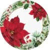 Posh Poinsettia Dinner Plate 8ct 2 Posh Poinsettia Dinner Plate 8ct -Toy World 359458