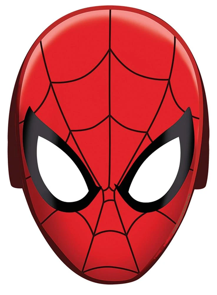 AMS Spiderman Webbed Wonder Paper Mask 8ct 1 AMS Spiderman Webbed Wonder Paper Mask 8ct