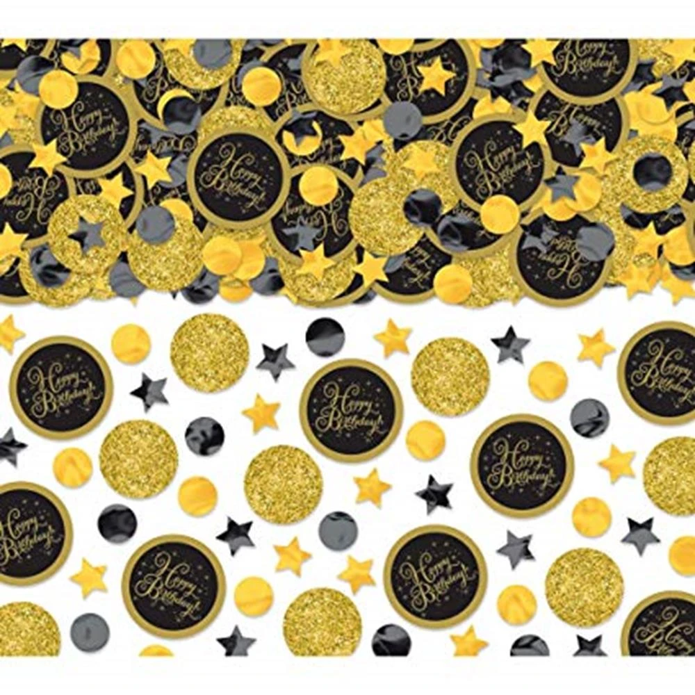 AMS Gold Birthday Confetti 1ct 1 AMS Gold Birthday Confetti 1ct