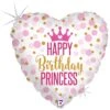 Betallic Glitter Birthday Princess 18 Inch Holographic Balloon 1ct -Toy World 36700BET