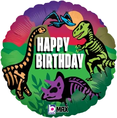 Betallic Jurassic Birthday 18 Inch MAX Float Balloon Packaged 1ct 1 Betallic Jurassic Birthday 18 Inch MAX Float Balloon Packaged 1ct