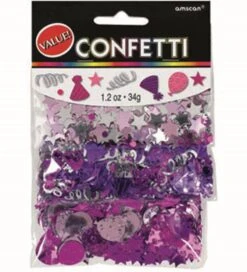 AMS Pink Birthday Celebration Value Pack Confetti Mix 1ct