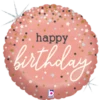 Betallic Rose Gold Confetti Birthday 18 Inch Glitter Holographic Balloon Packaged 1ct 3 Betallic Rose Gold Confetti Birthday 18 Inch Glitter Holographic Balloon Packaged 1ct -Toy World 36985PBET