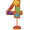 Flashing Number 4 Decoration 2 Flashing Number 4 Decoration -Toy World 37034