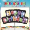 Birthday Flashing Pick Deco - Multicolor