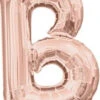 Anagram 16in Balloon Letter B Rose Gold -Toy World 3745311