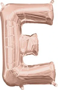 Anagram 16in Balloon Letter E Rose Gold