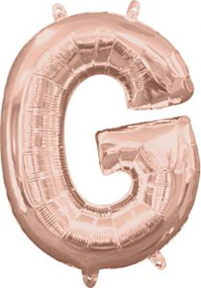 Anagram 16in Balloon Letter G Rose Gold 1 Anagram 16in Balloon Letter G Rose Gold