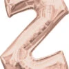 Anagram 16in Balloon Letter Z Rose Gold 2 Anagram 16in Balloon Letter Z Rose Gold -Toy World 3747711