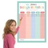AMS Baby Shower Statistics Chart 1ct -Toy World 380156