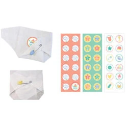 AMS Baby Shower Diaper Game 15ct